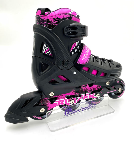 Patines Blazer 2 en 1 Negro Rosa Fitness Quad
