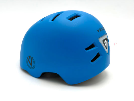 Casco para patinaje VRoller Azul LED