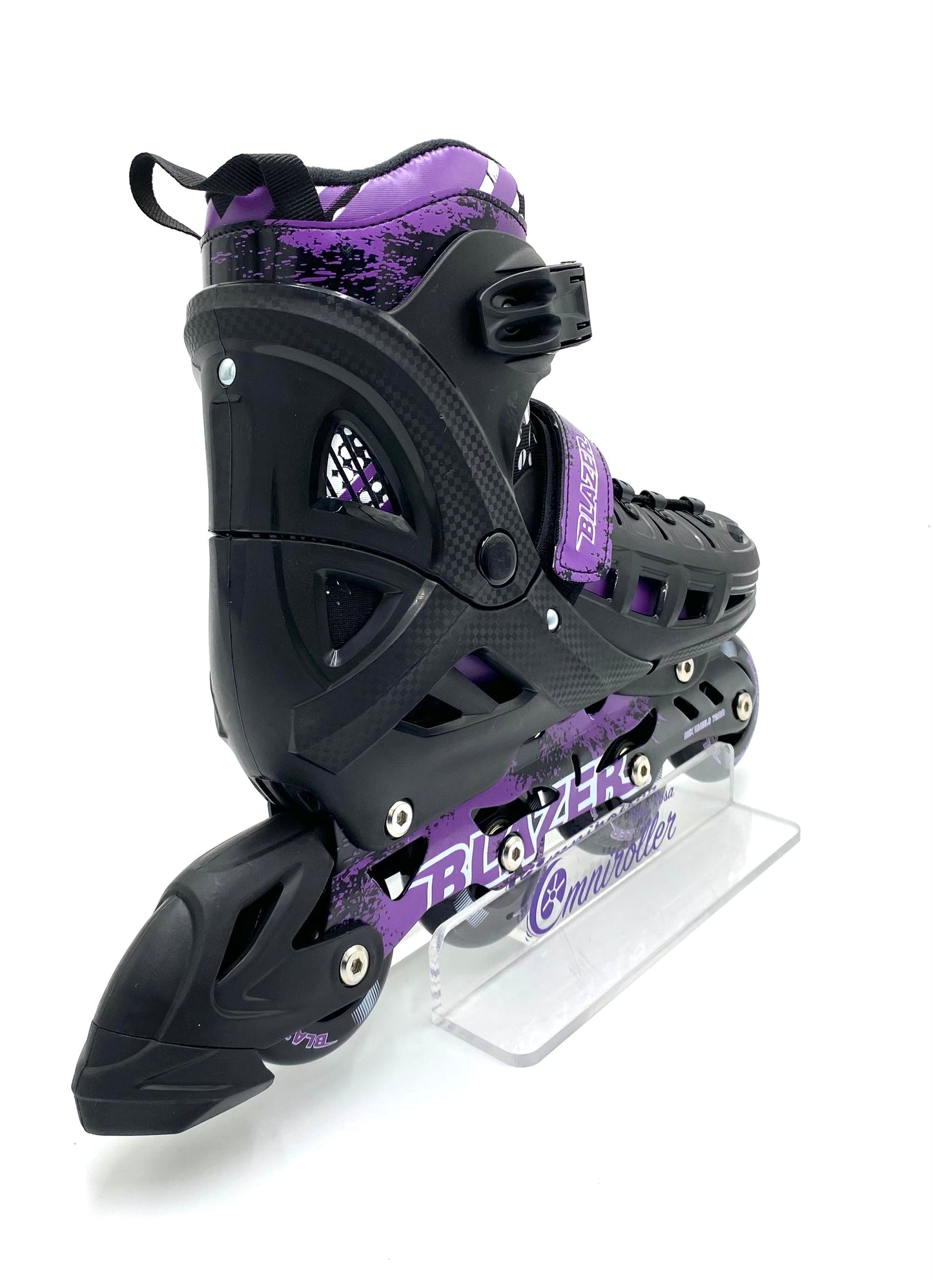 Patines Blazer 2 en 1 Negro Morado Fitness Quad