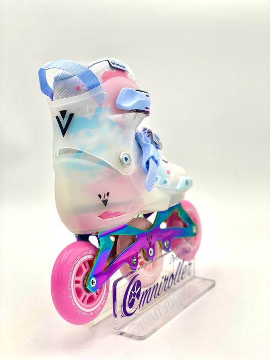 Patines en linea Freeskate VRoller X1 3W Rosa Tornasol