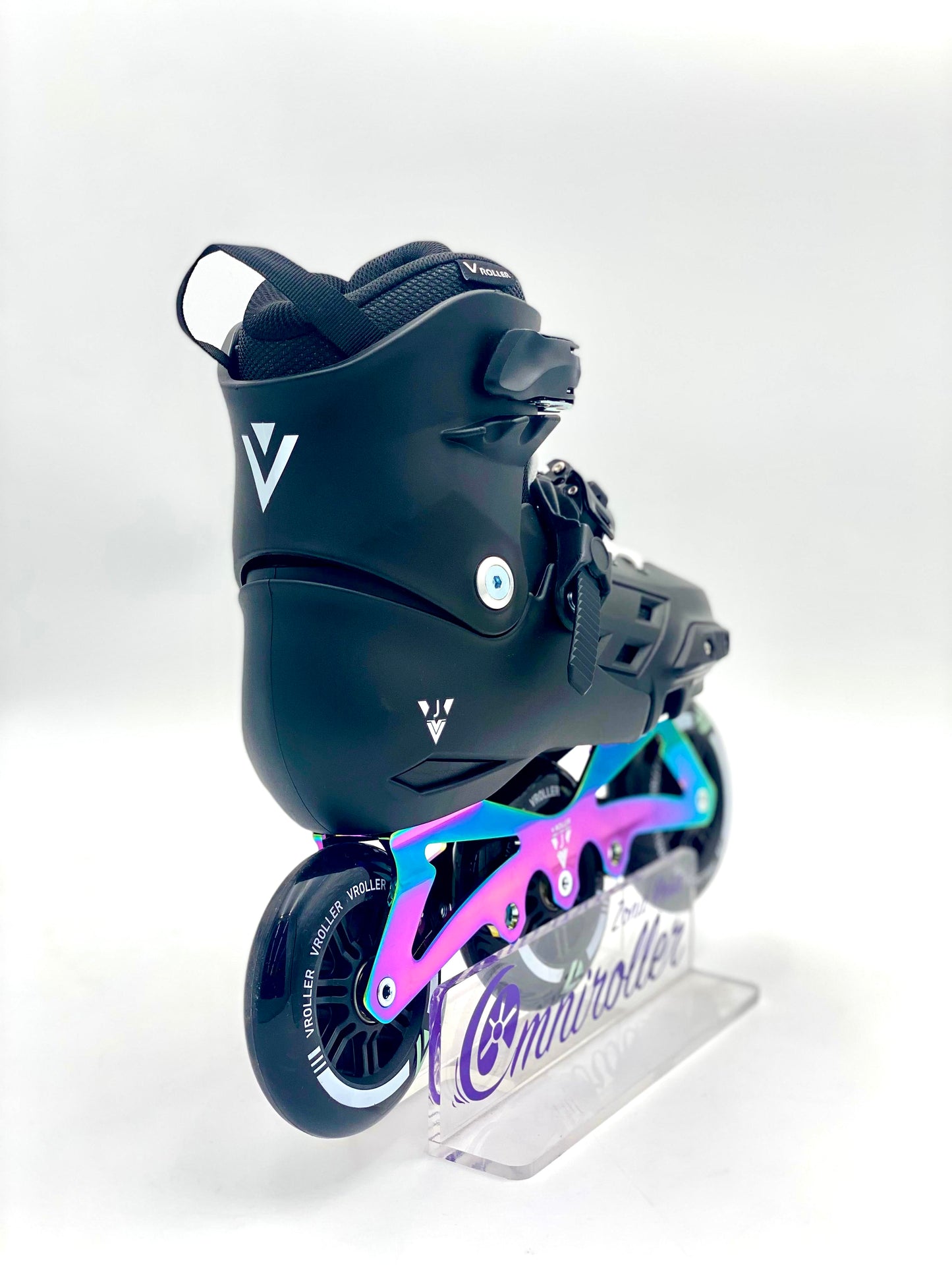 Patines en linea Freeskate VRoller X1 3W Negro Tornasol