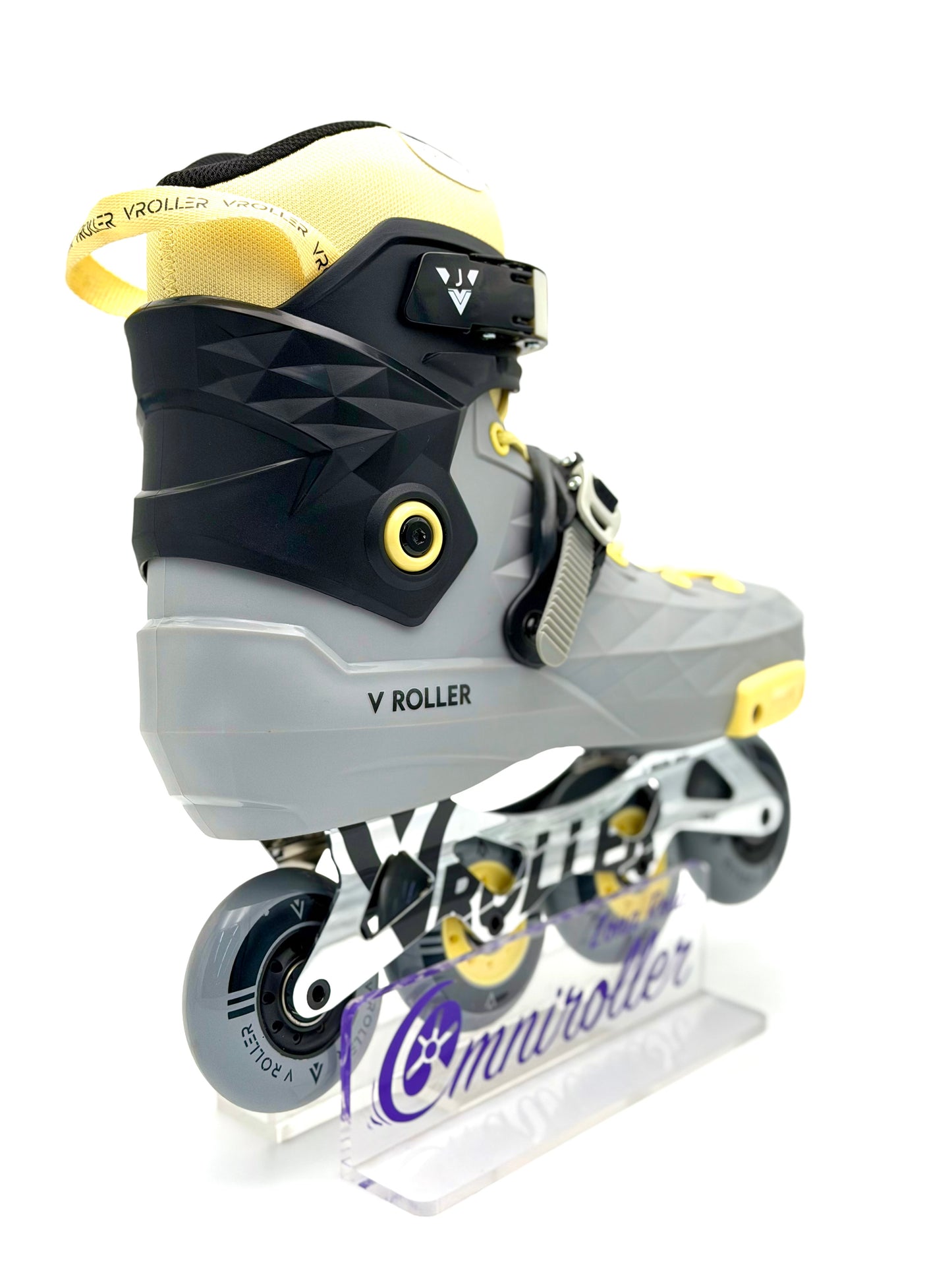 Patines Freeskate VRoller A23 Gris Amarillo