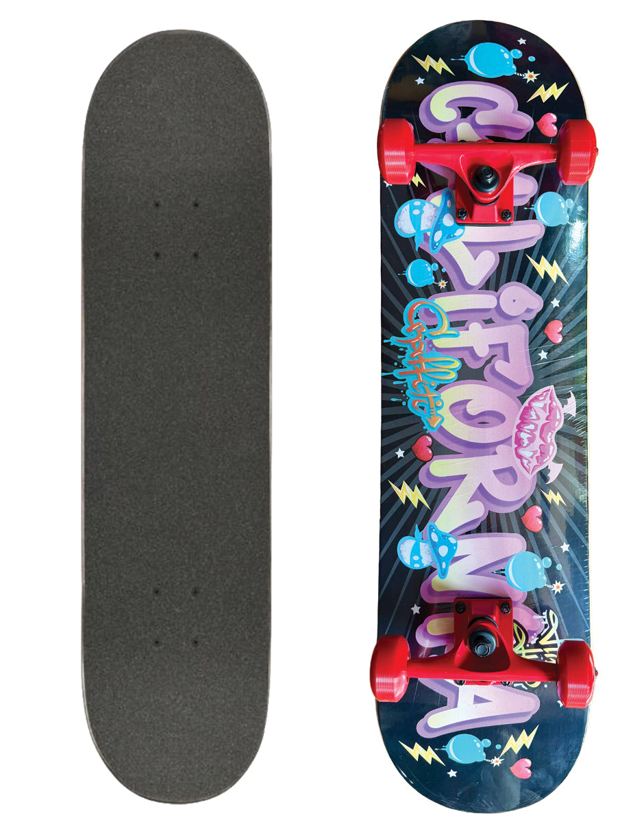 Patineta Skate Graphs California