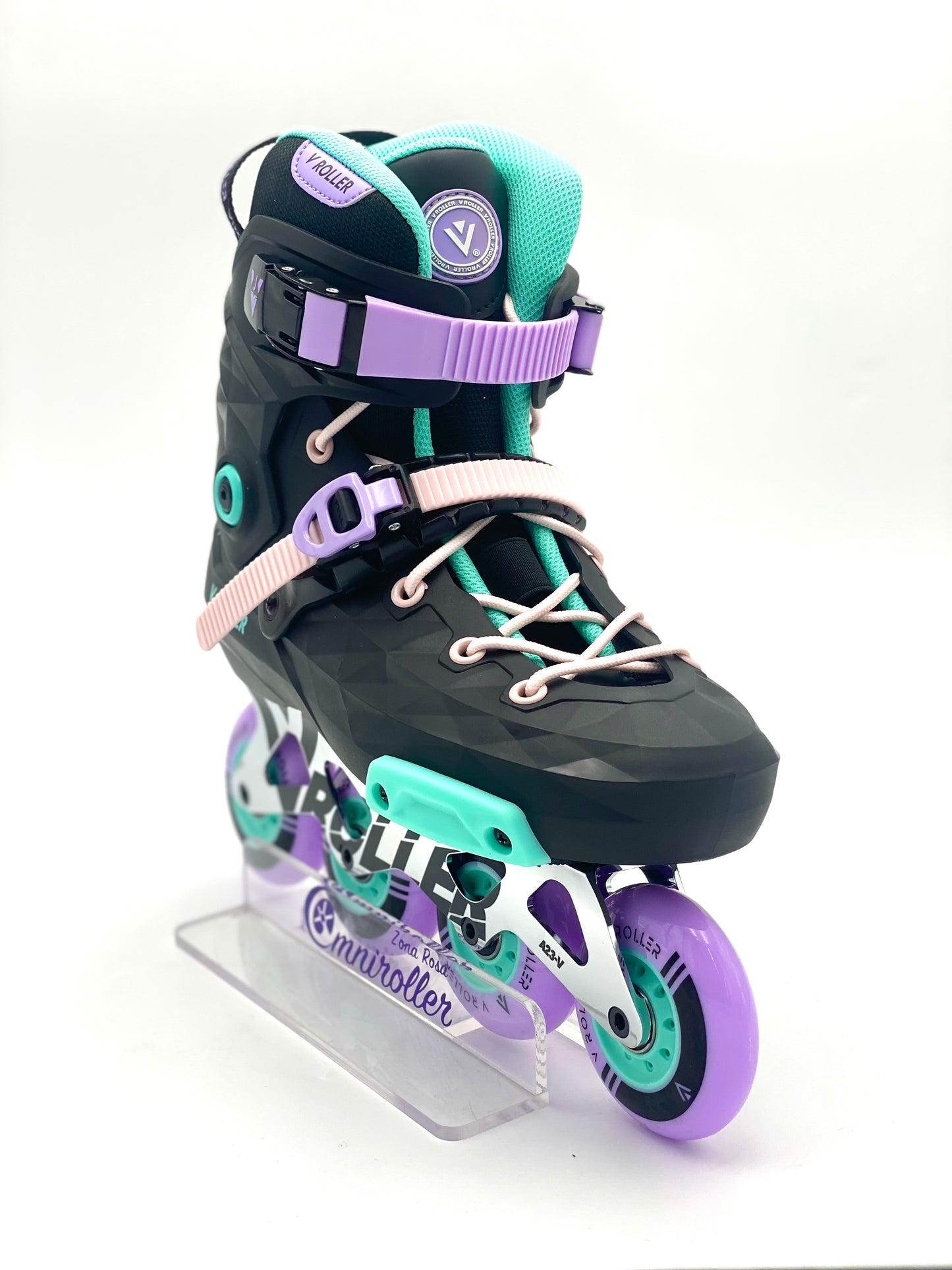 Patines Freeskate VRoller A23 Negro Morado