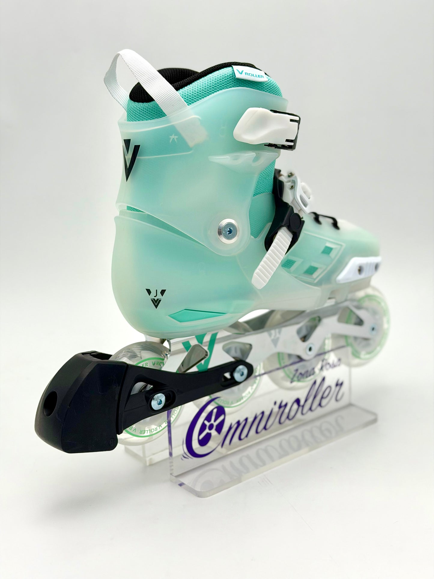 Patines en linea Freeskate VRoller X1 Verde LED