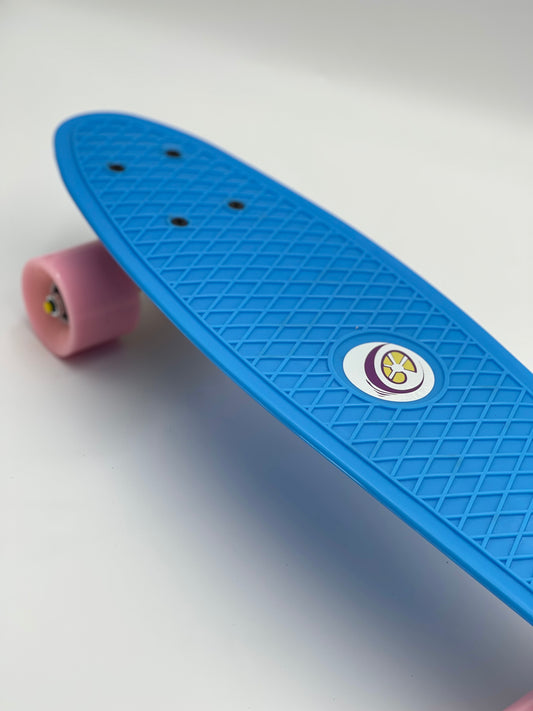 Patineta Omni tipo Penny Azul Rosa