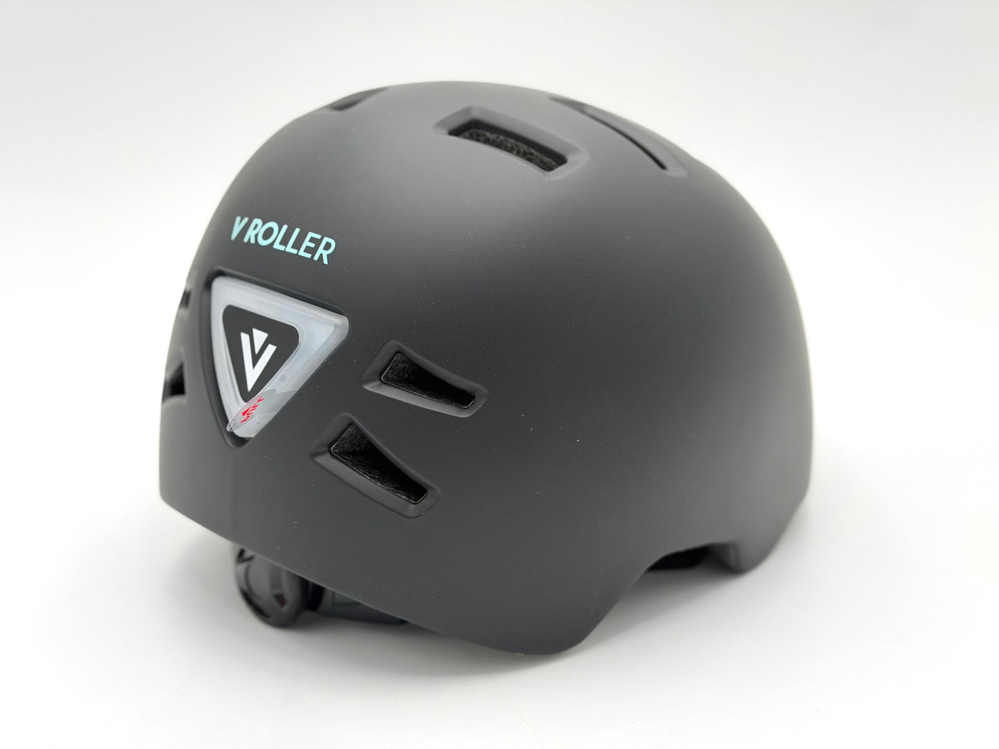 Casco para patinaje VRoller Negro LED