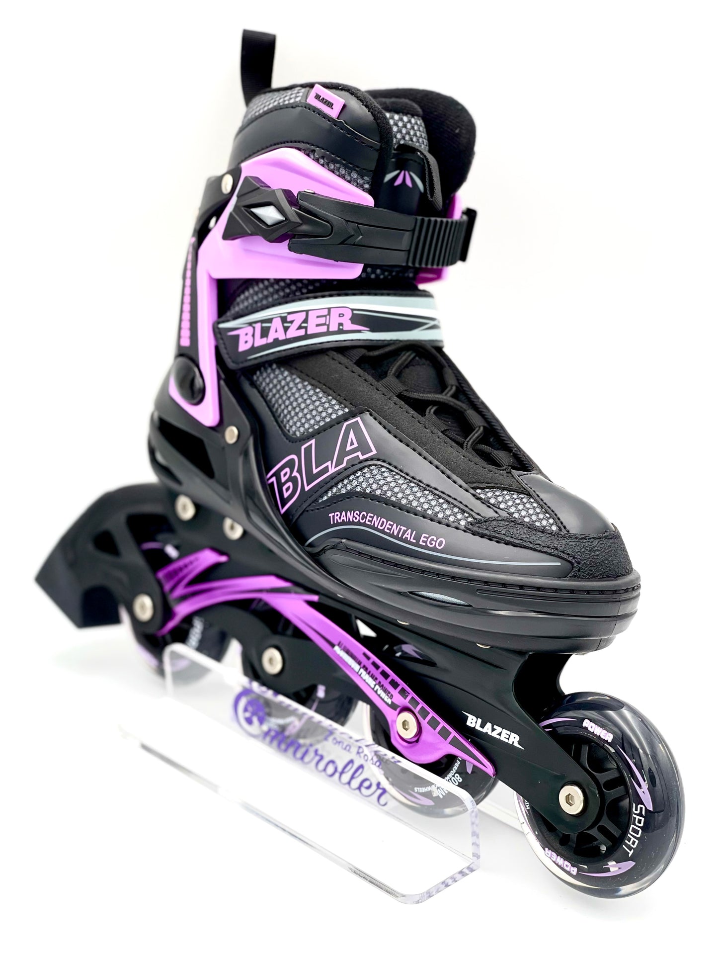 Patin Fitness Blazer Elegance Negro Morado