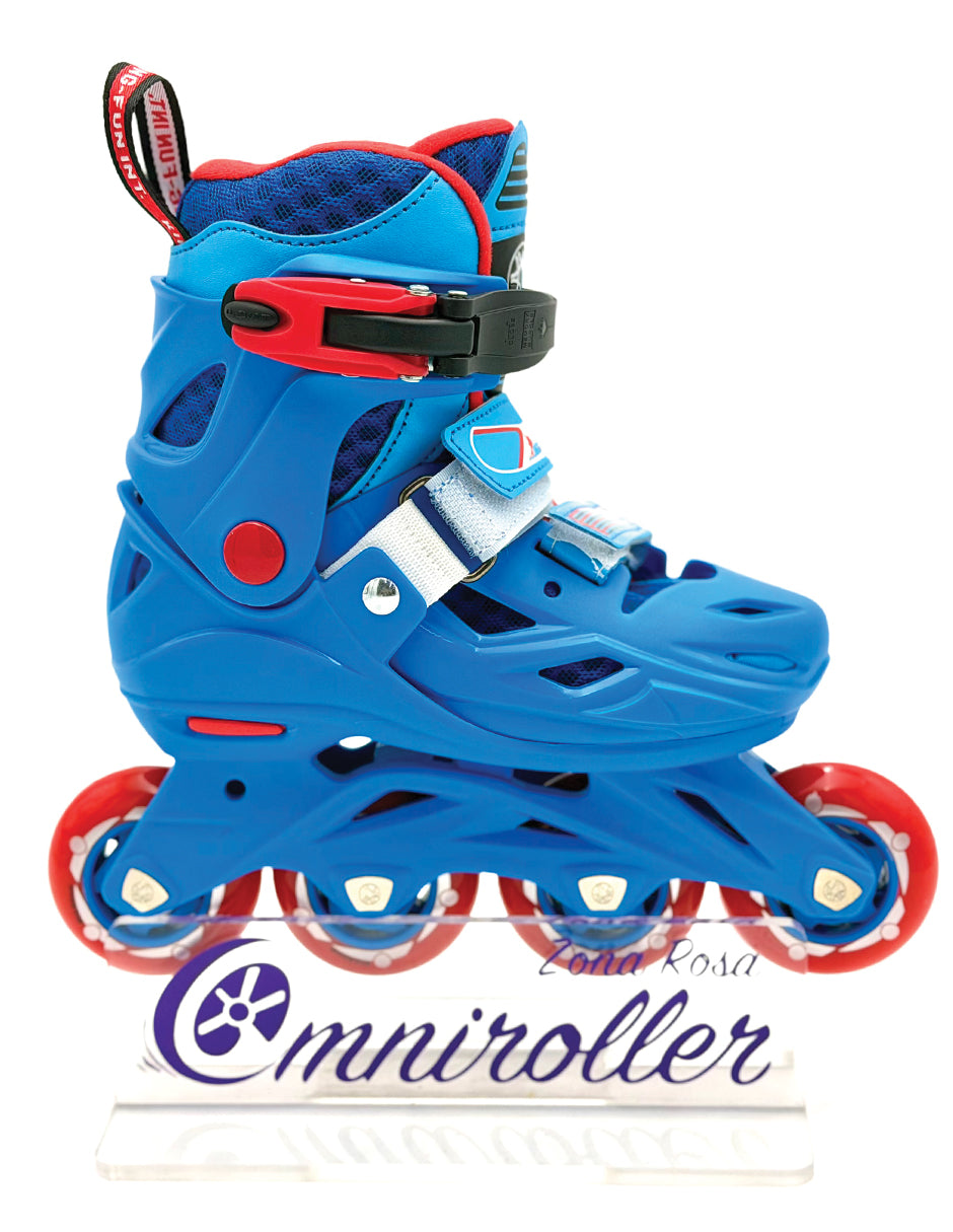 Patin en linea JF Lite Kids Azul