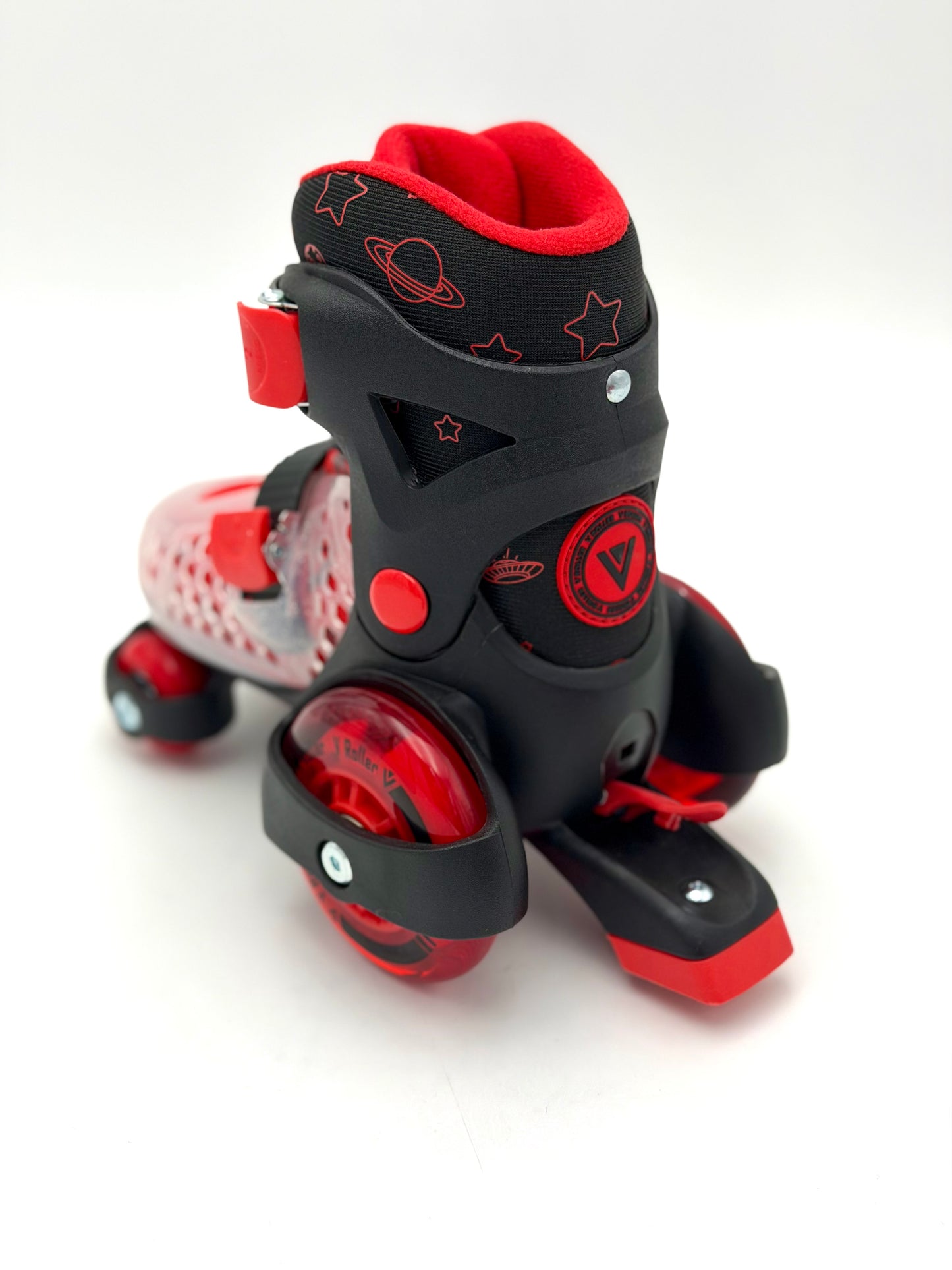 Kit de Patines Entrenadores VRoller con protecciones Rojo