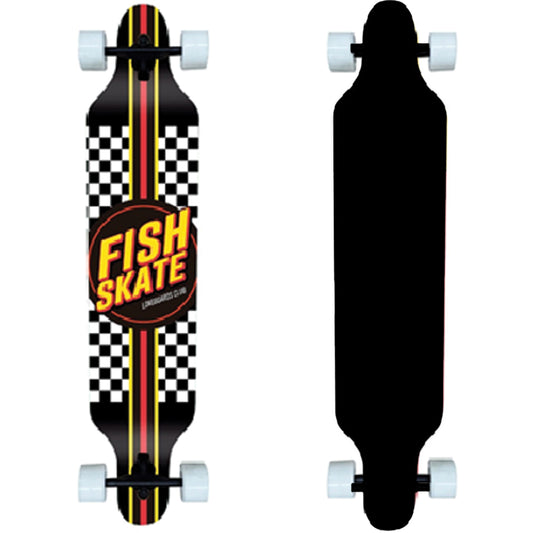 Fish &amp; Chess LongBoard Skateboard