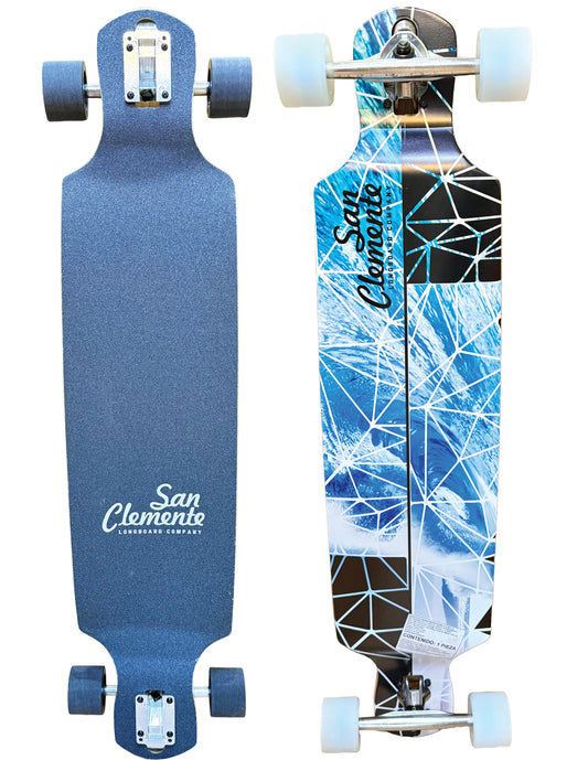 Patineta LongBoard San Clemente Crystal Blu