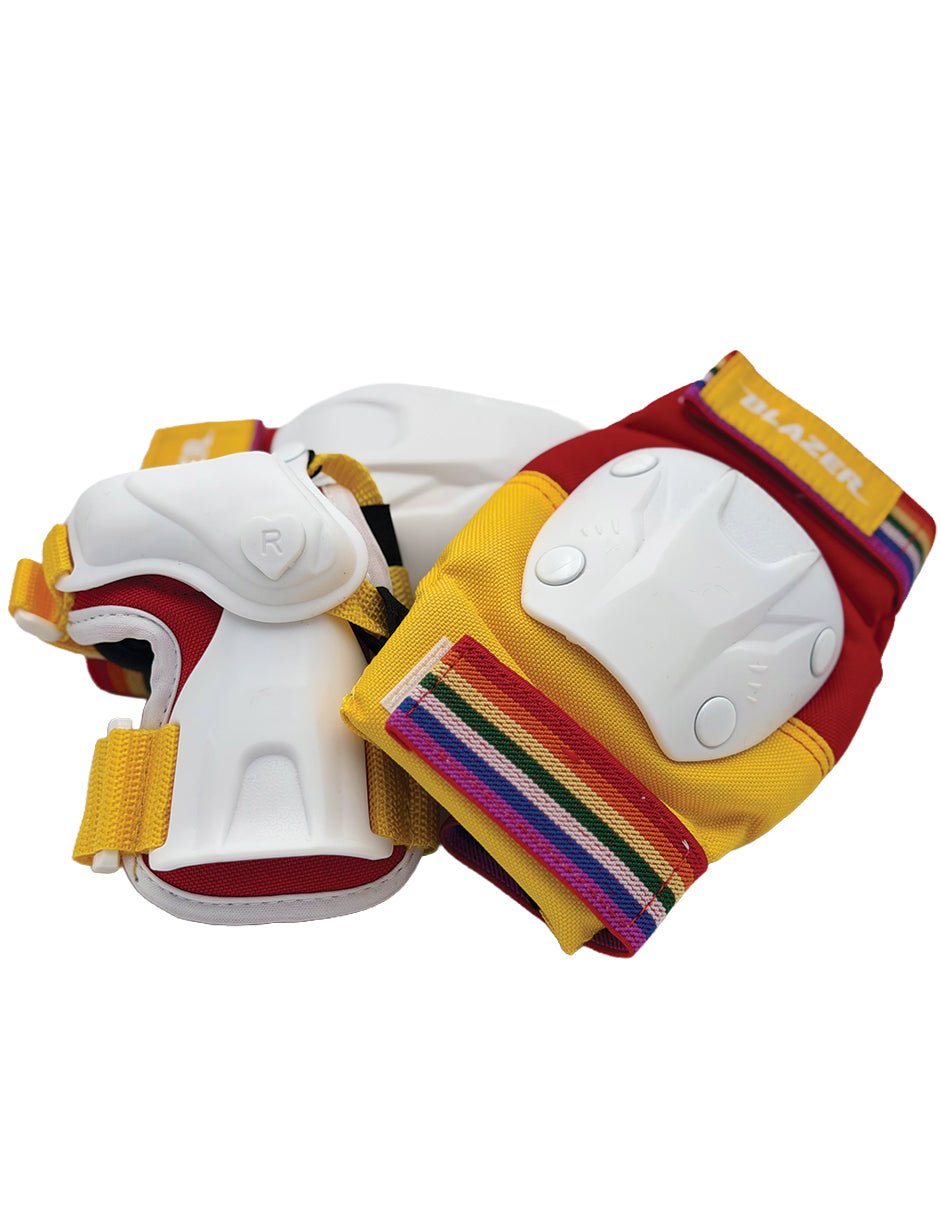 Equipo de protecciones Muñequeras, Coderas y Rodilleras Blazer Ultra Colors