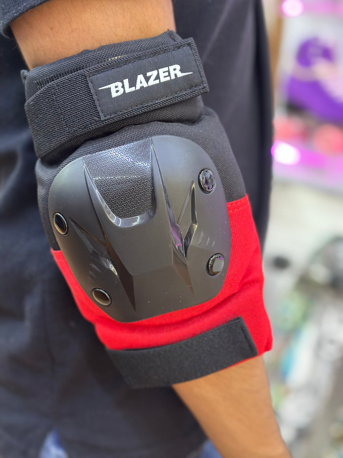 Equipo de protecciones Muñequeras, Coderas y Rodilleras Blazer Ultra Rojas