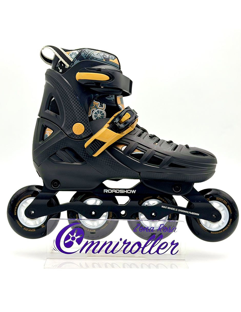 Patin en linea Hard Fitness Pro Blazer Dorado