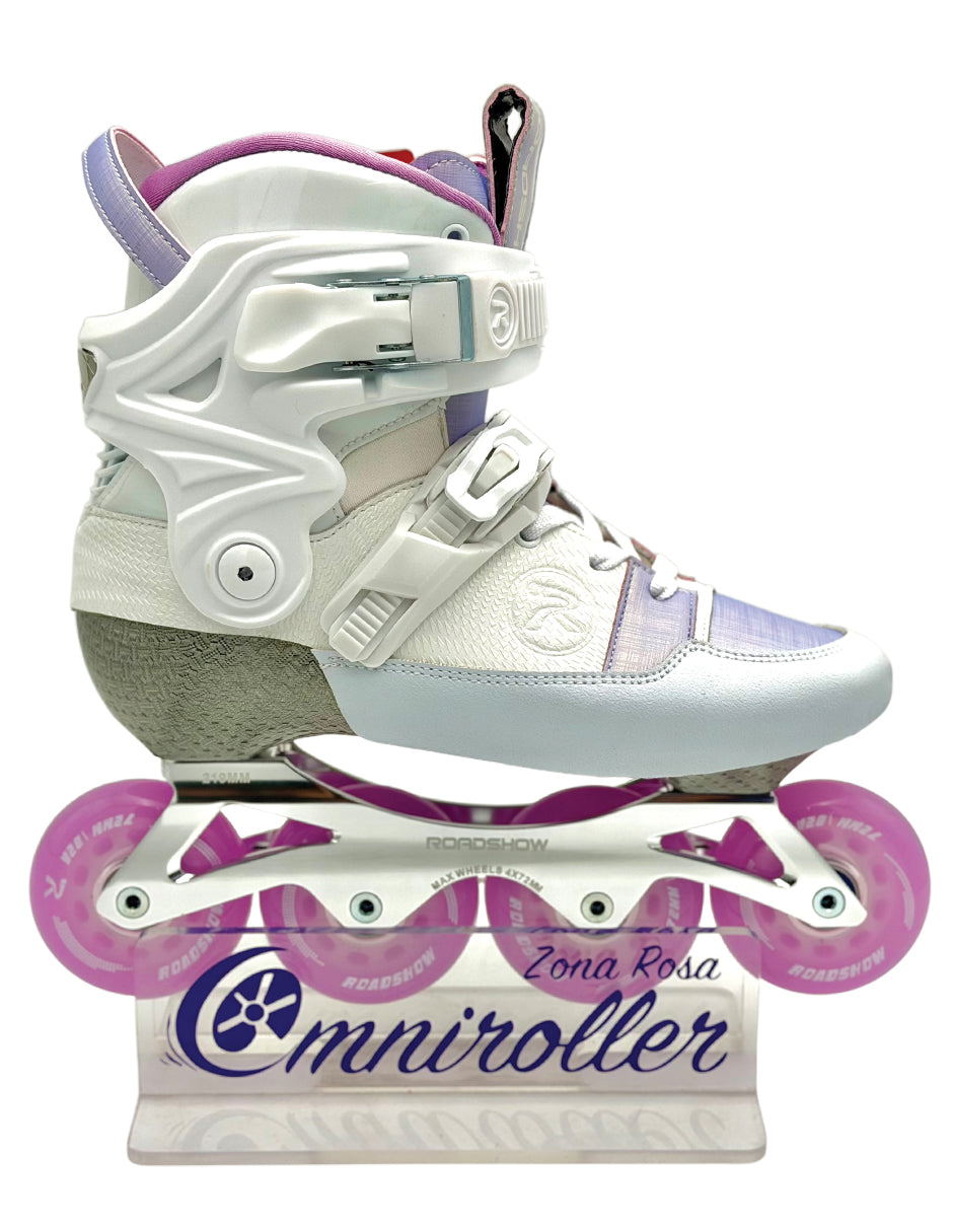 Patin Freeskate Fibra de Carbono Roadshow Rx3D Rosa