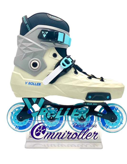 Patines Freeskate VRoller A23 Gris Azul