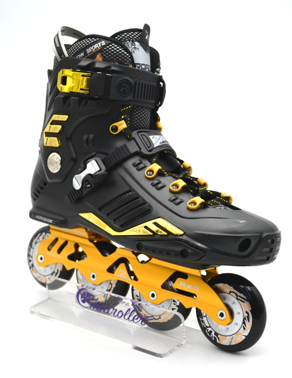 Patines Freeskate Roadshow Rx5 Negro Dorado