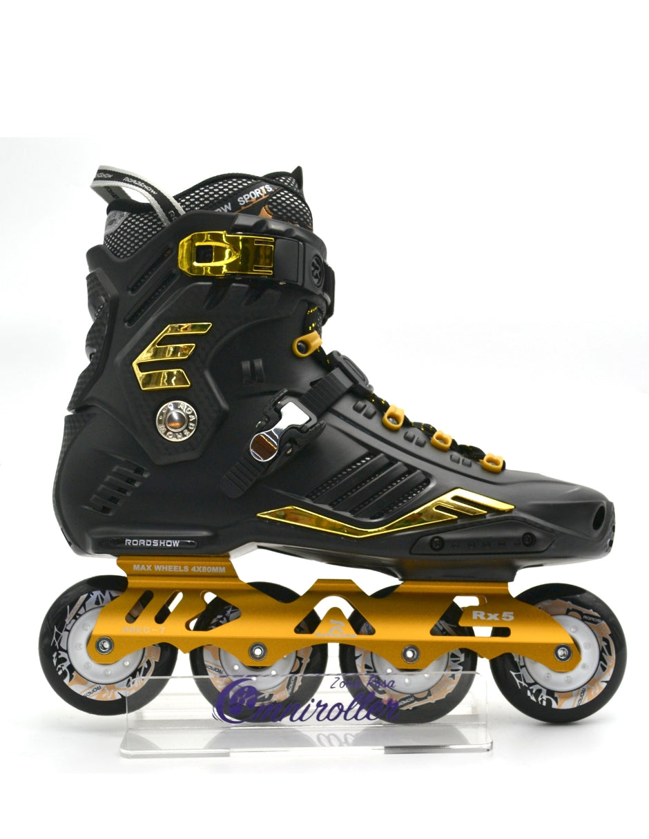 Patines Freeskate Roadshow Rx5 Negro Dorado