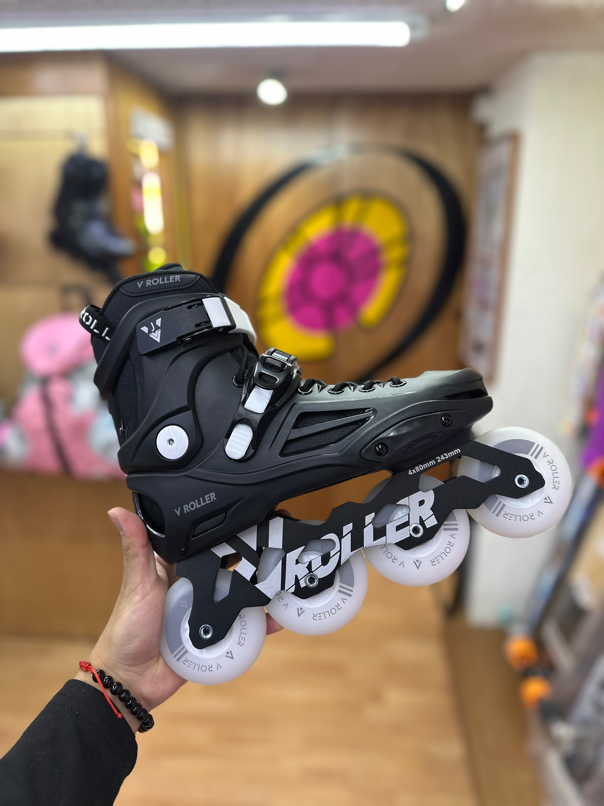 Patines Freeskate VRoller A26 Negro LED