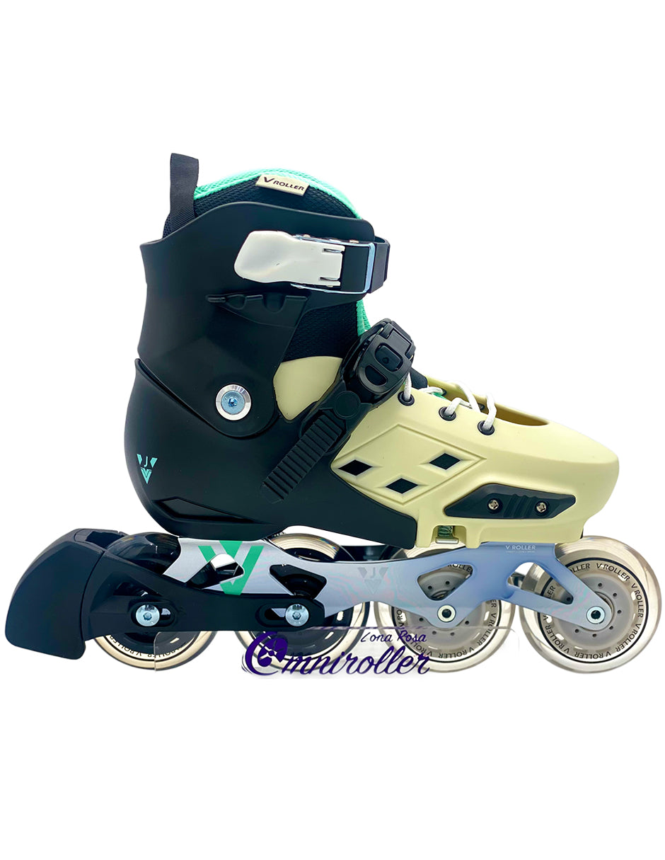 Patines en linea Freeskate VRoller X1 Negro Gris