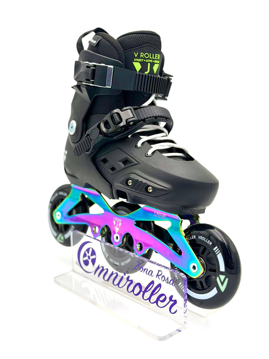 Patines en linea Freeskate VRoller X1 3W Negro Tornasol