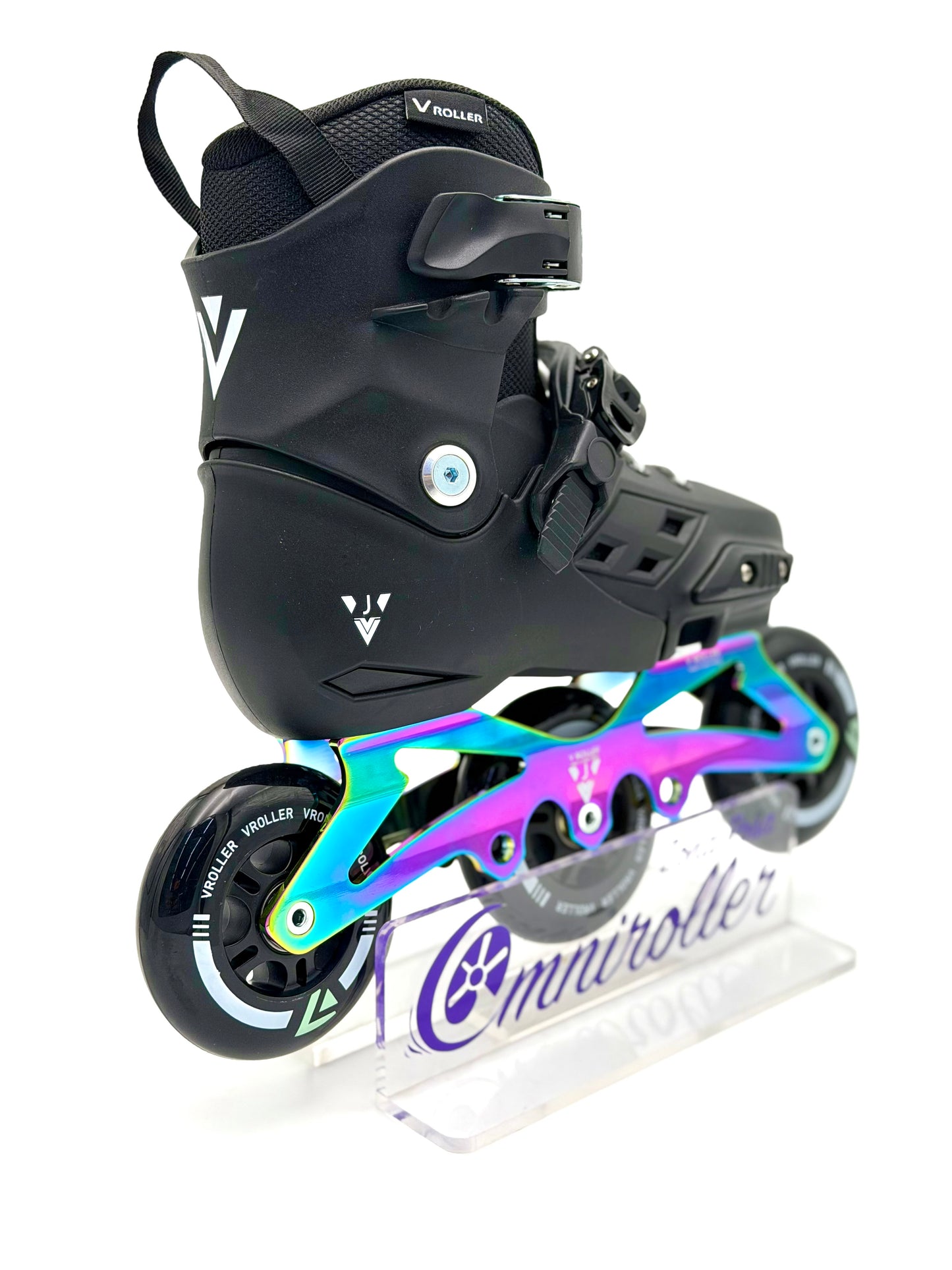 Patines en linea Freeskate VRoller X1 3W Negro Tornasol