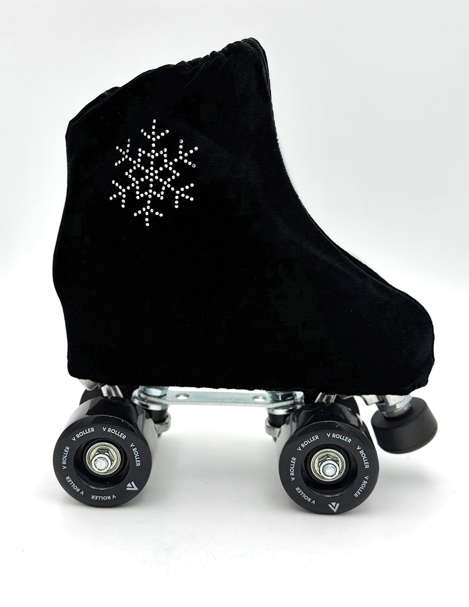 Polainas para Patines Clásicos Quads Negra