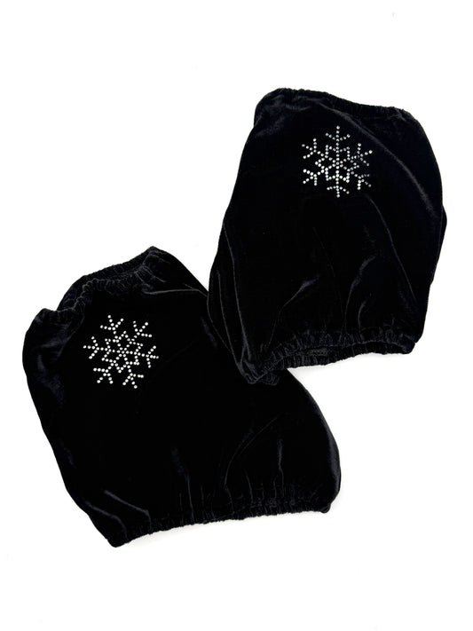 Polainas para Patines Clásicos Quads Negra