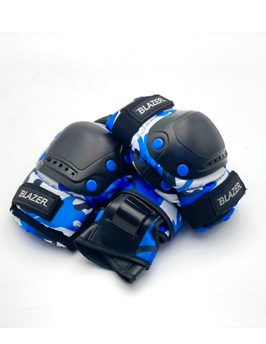 Equipo de protecciones Muñequeras, Coderas y Rodilleras Blazer Sport Azul