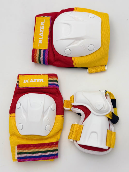Equipo de protecciones Muñequeras, Coderas y Rodilleras Blazer Ultra Colors