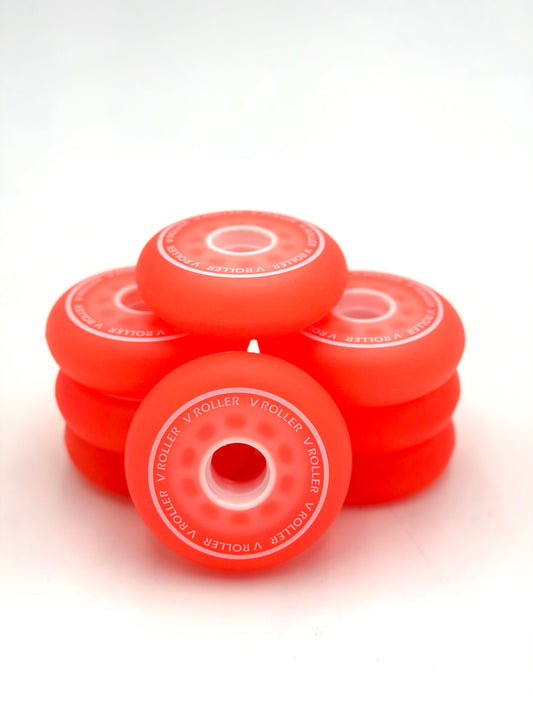 4 Ruedas 80 mm VRoller Freeskate Naranja