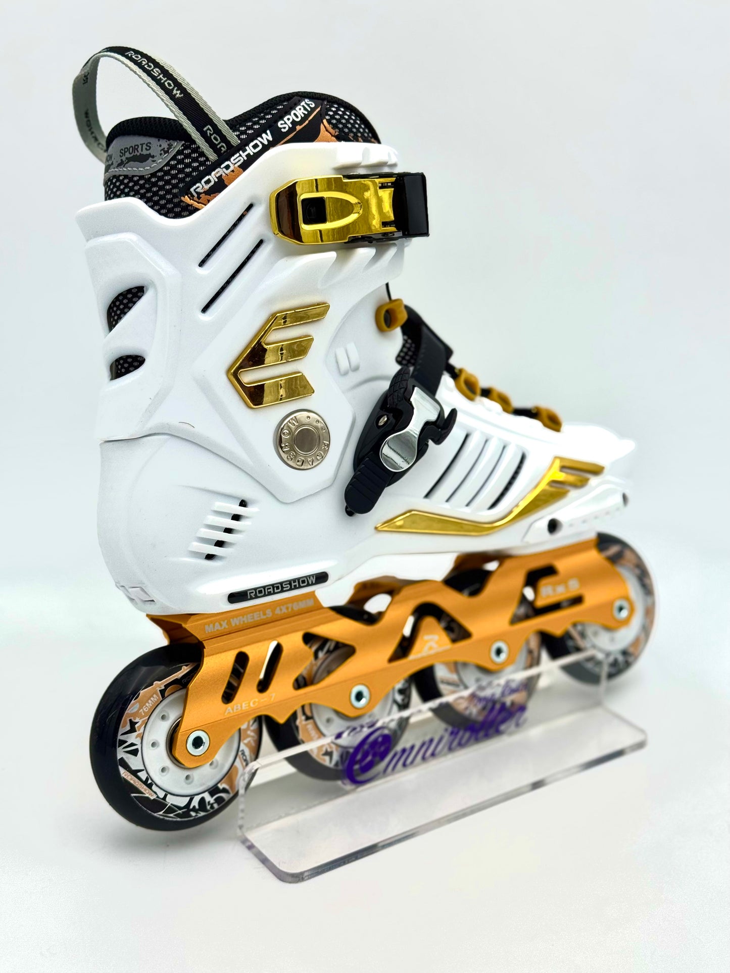 Patines Freeskate Roadshow Rx5 Blanco Dorado