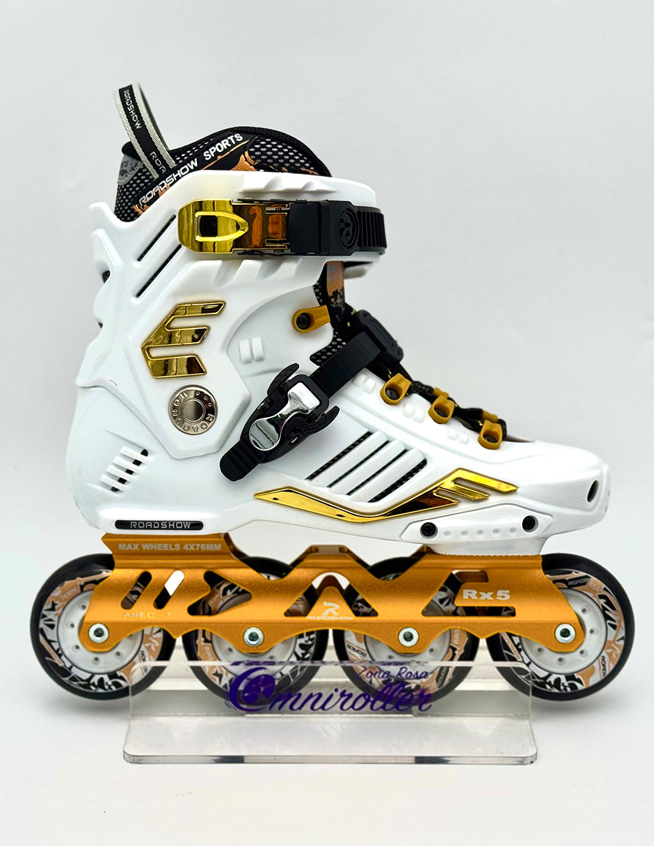 Patines Freeskate Roadshow Rx5 Blanco Dorado