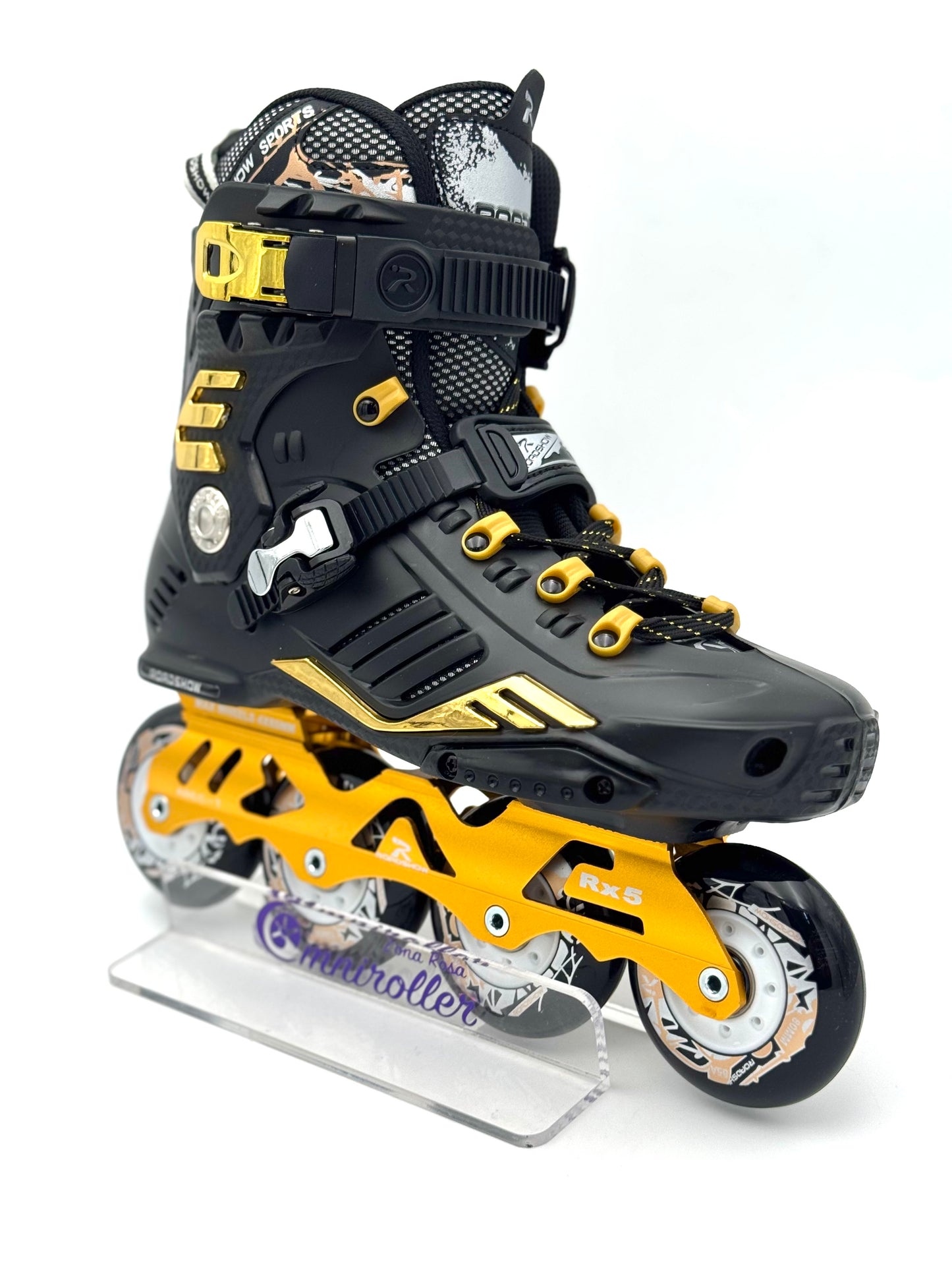 Patines Freeskate Roadshow Rx5 Negro Dorado