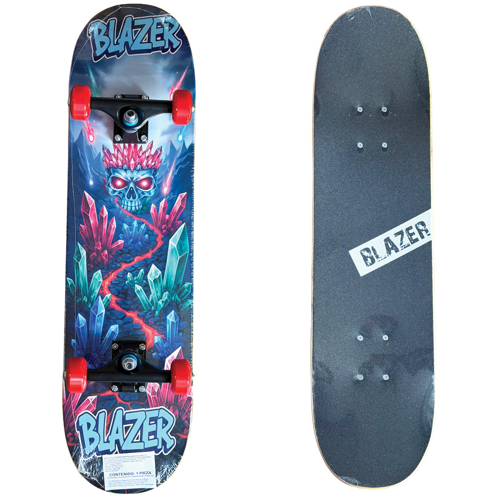 Patineta Skate Blazer Crystal Skull