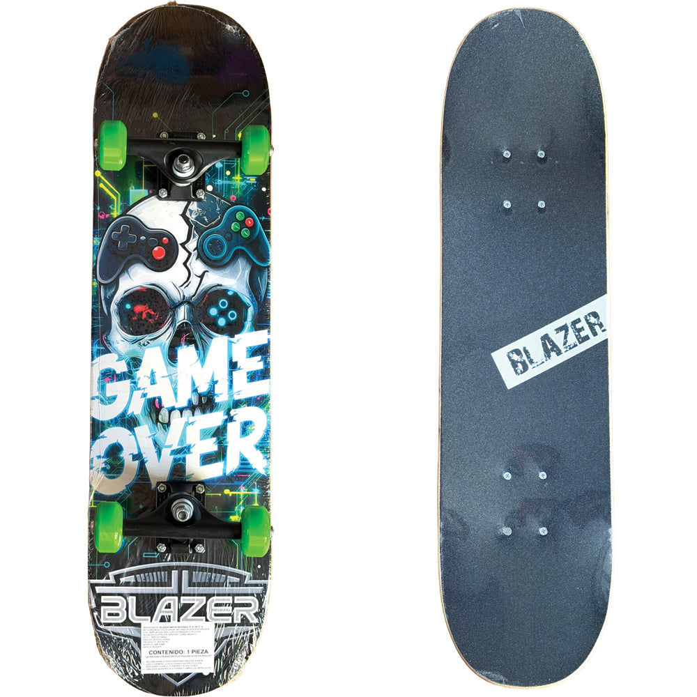 Patineta Skate Blazer Game Over