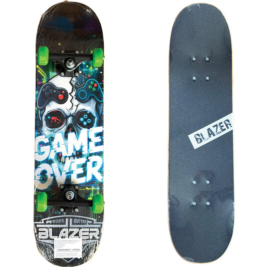 Patineta Skate Blazer Game Over
