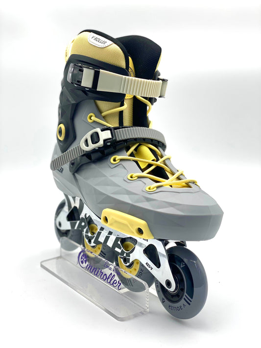 Patines Freeskate VRoller A23 Gris Amarillo