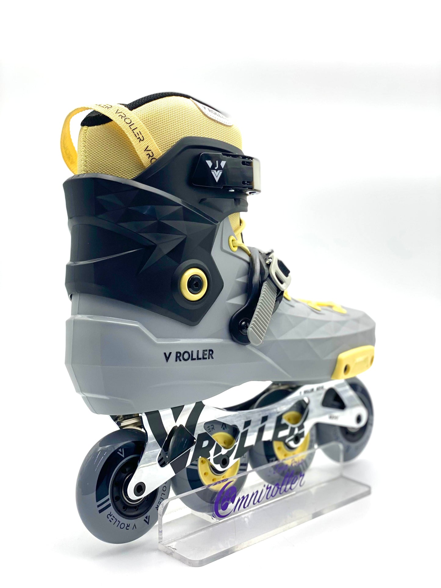 Patines Freeskate VRoller A23 Gris Amarillo
