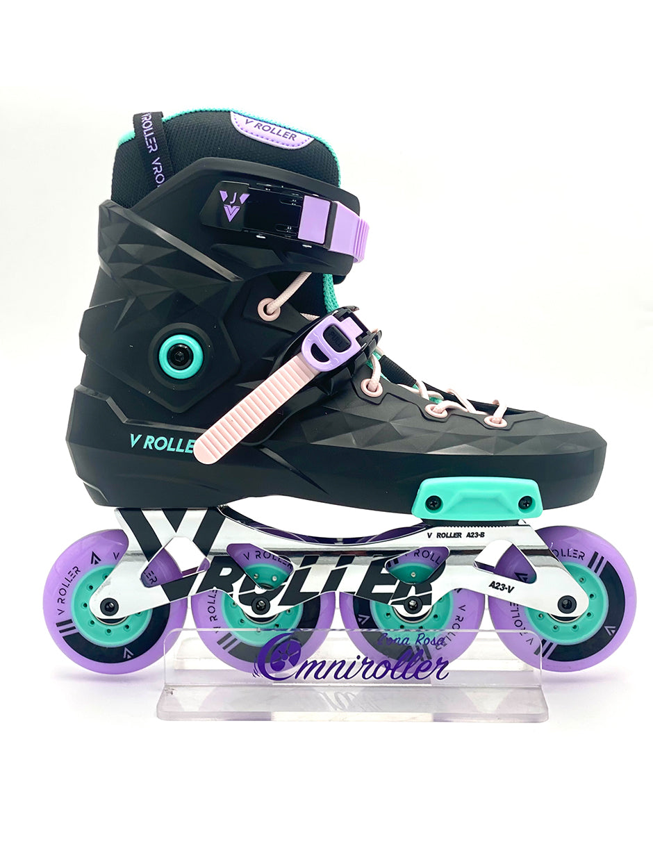 Patines Freeskate VRoller A23 Negro Morado
