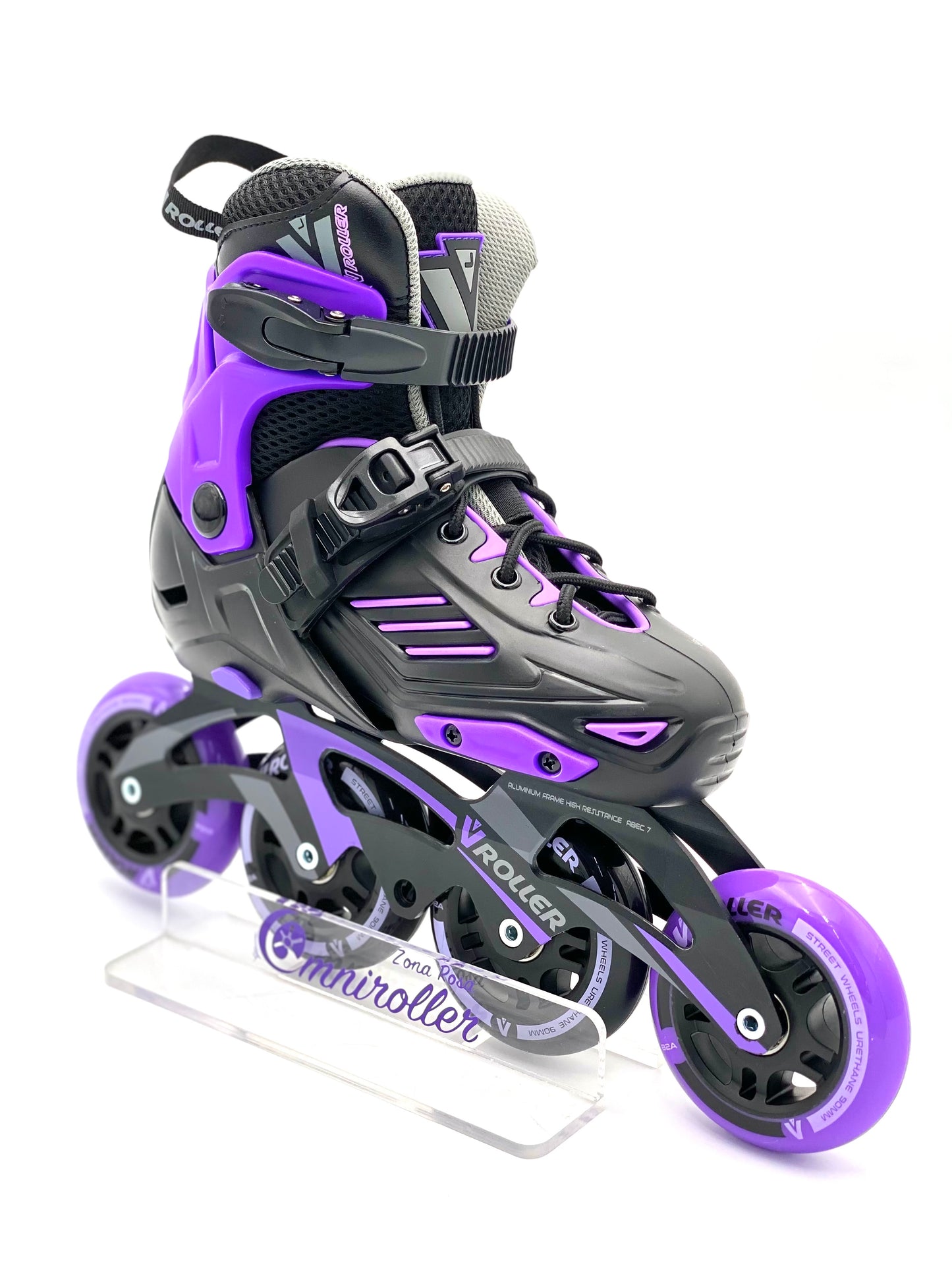 Fitness Pro Black Colors Neon inline skate
