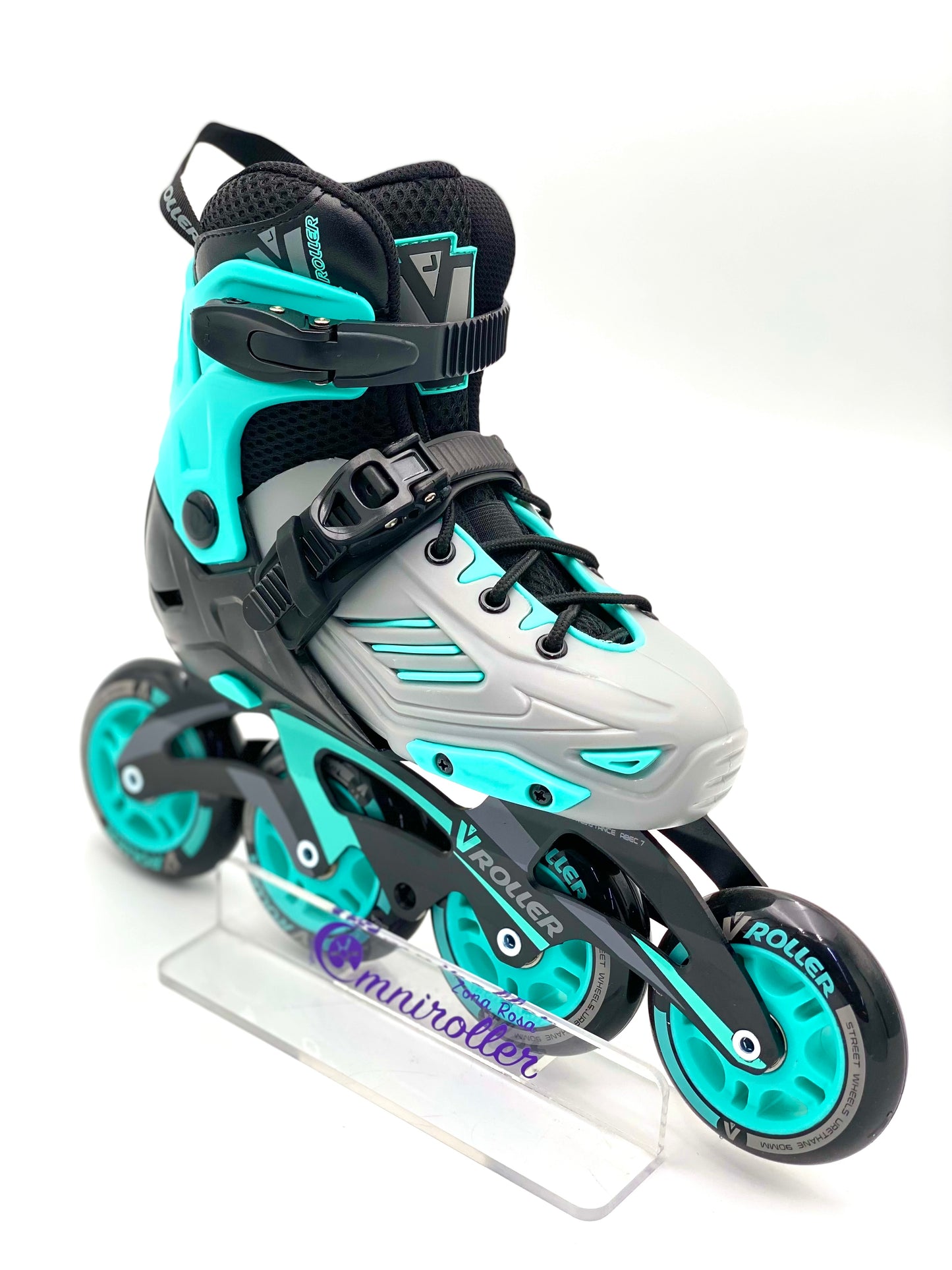 Patin en linea Fitness Pro VRoller Colors Turquesa