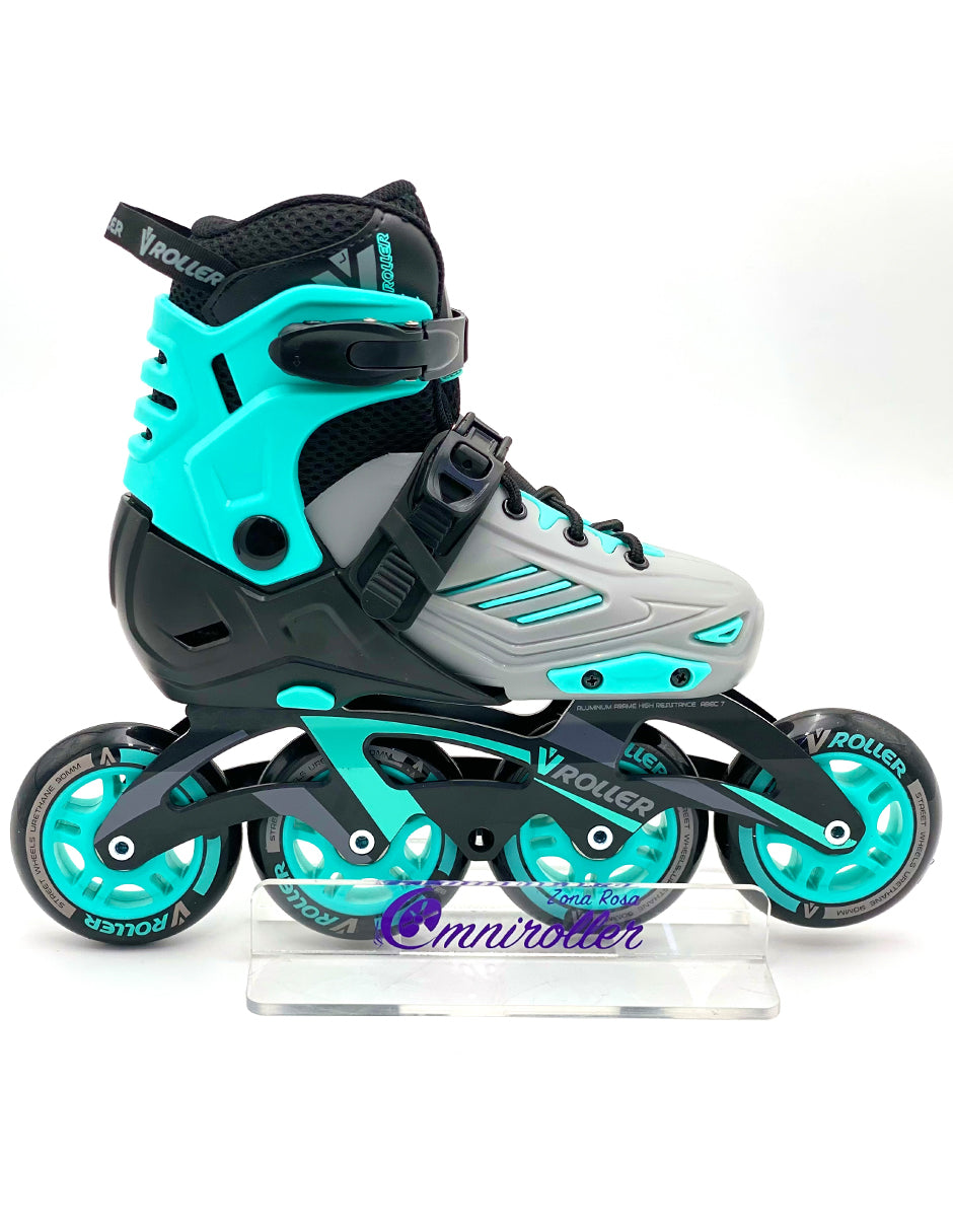 Patin en linea Fitness Pro VRoller Colors Turquesa