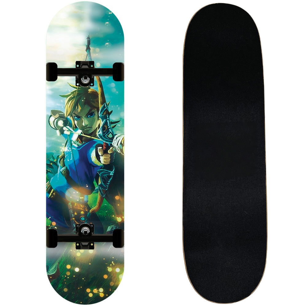 Patineta Skate Legend of Zelda Link & Bow