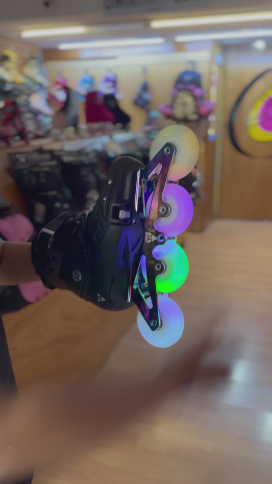 Ruedas BL 80 mm LED Multicolor