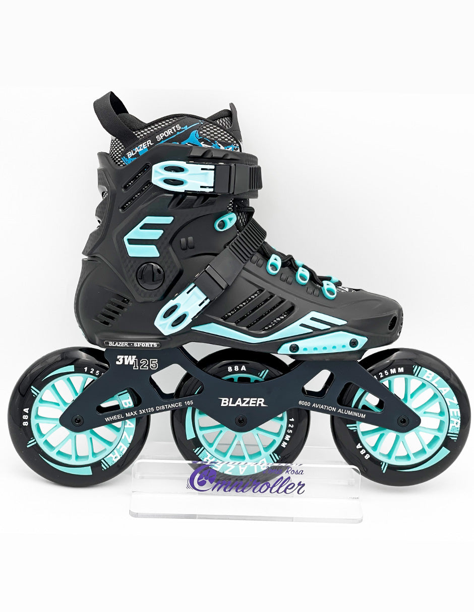 Patin Fitness Pro Blazer Sp 125 Negro Turquesa