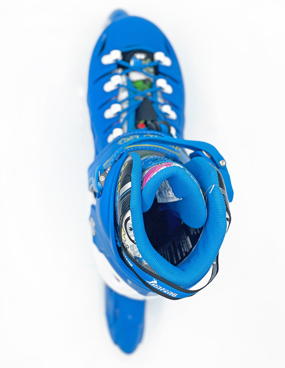 Patin en linea Soft Fitness Blazer Azul con Mochila – OmniRoller