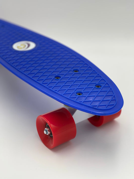 Patineta Omni tipo Penny Azul Roja