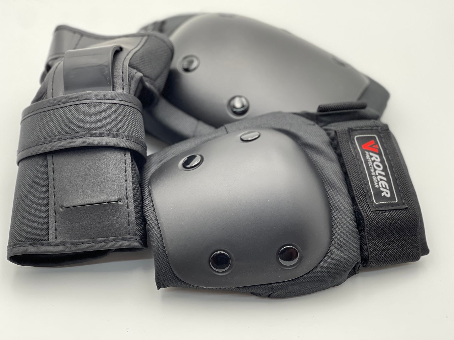 Equipo de protecciones Muñequeras, Coderas y Rodilleras VRoller Agressive